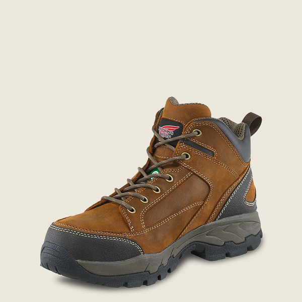 Red Wing Hiking Boots Mens Brown - Truhiker - 5-inch Csa Safety Toe - 3641859-QO